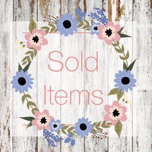 🛍 SOLD ITEMS BEYOND THIS POINT🛍